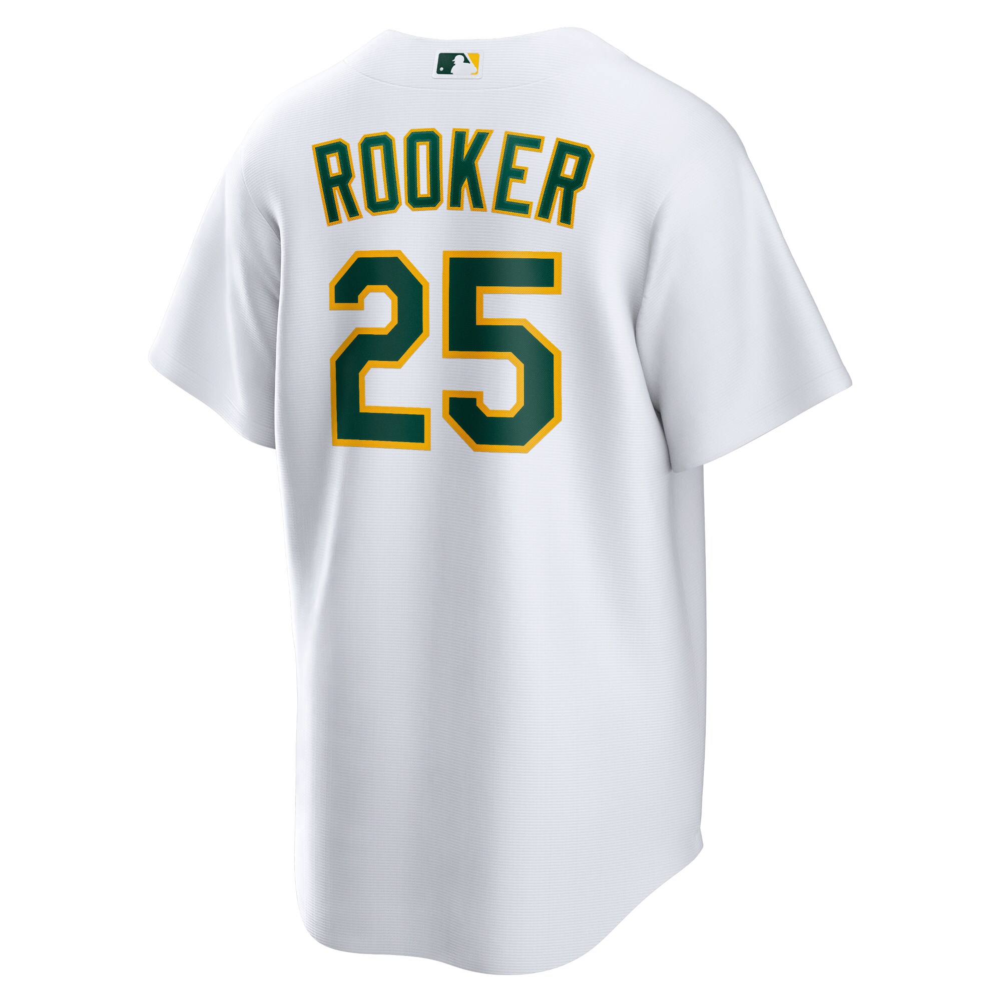Men's Athletics Brent Rooker Nike White Home Replica Jersey
