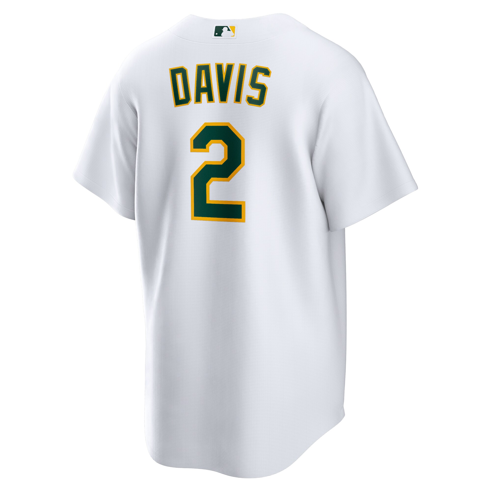 Men's Athletics Khris Davis Nike White Home Replica Player Name Jersey