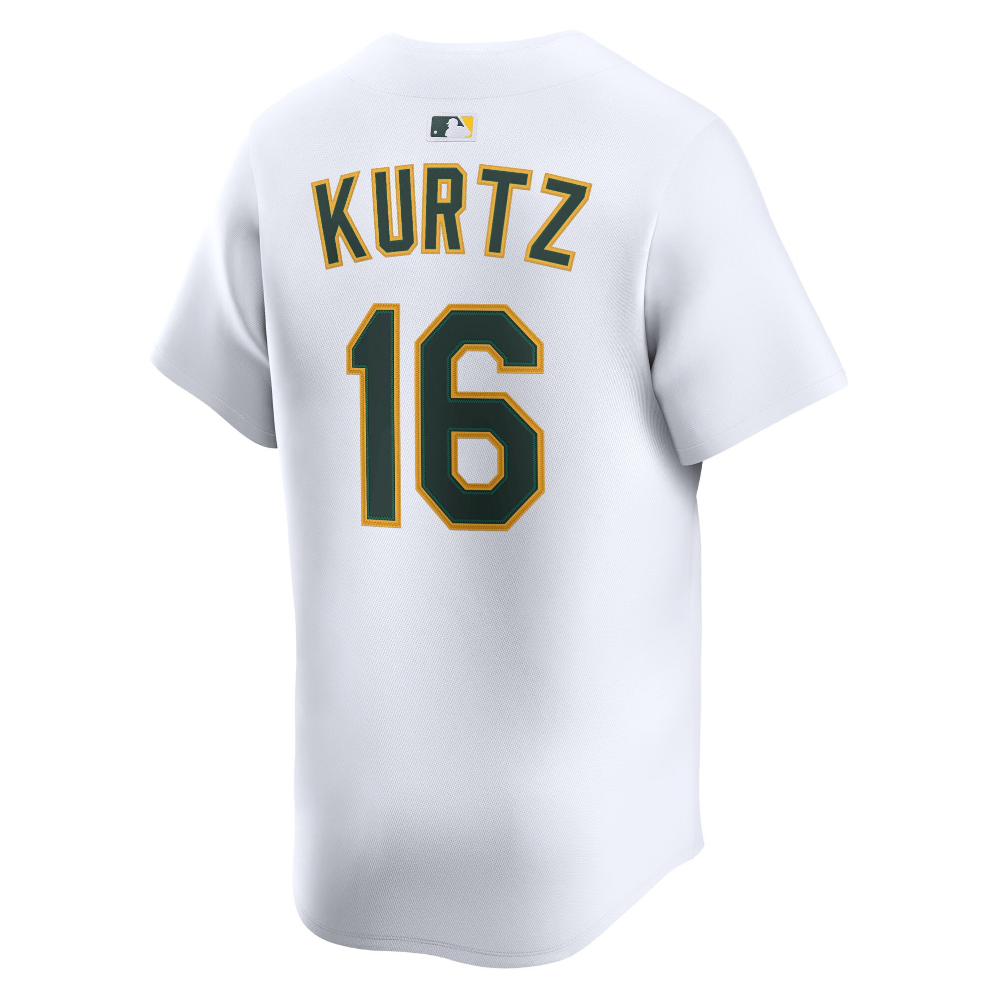 Men's Athletics Nick Kurtz Nike White Home Limited Player Jersey