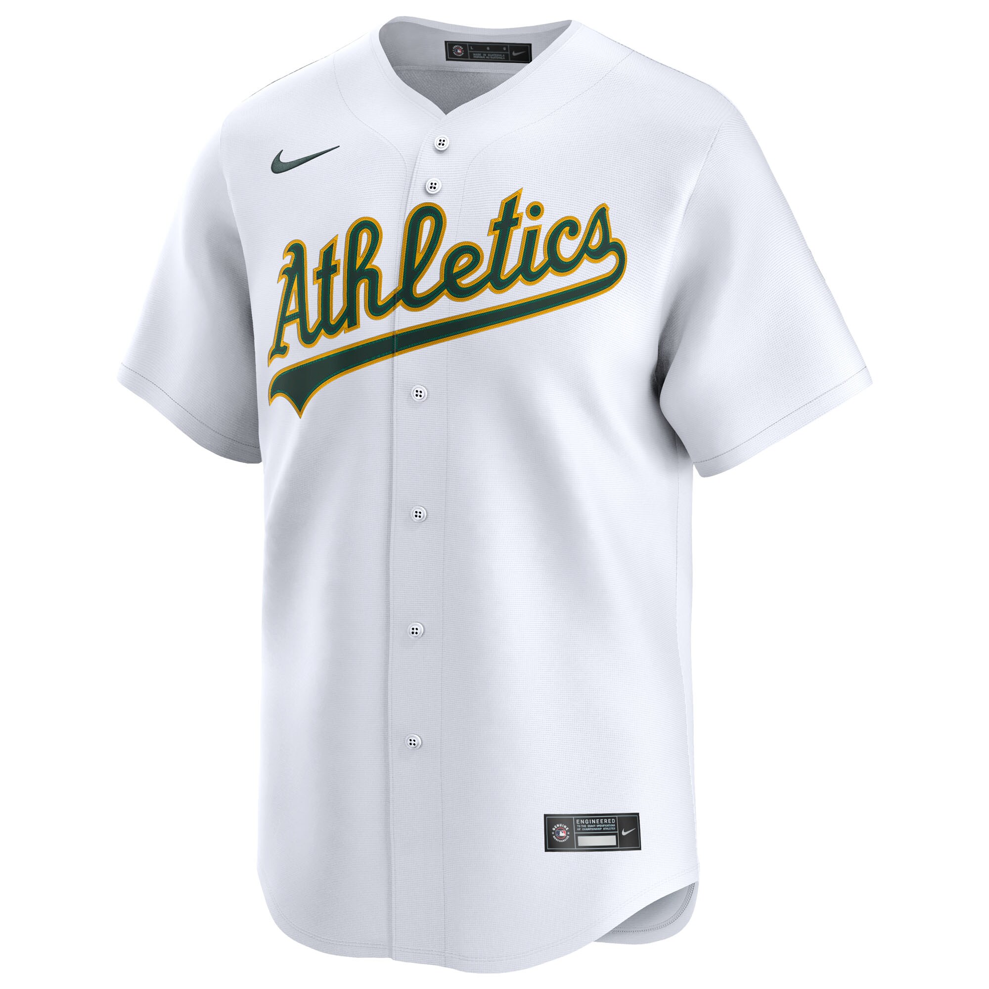 Men's Athletics Nike White Home Limited Jersey