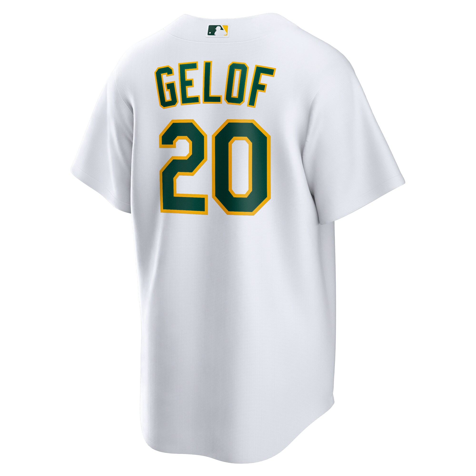 Men's Athletics Zack Gelof Nike White Home Replica Jersey