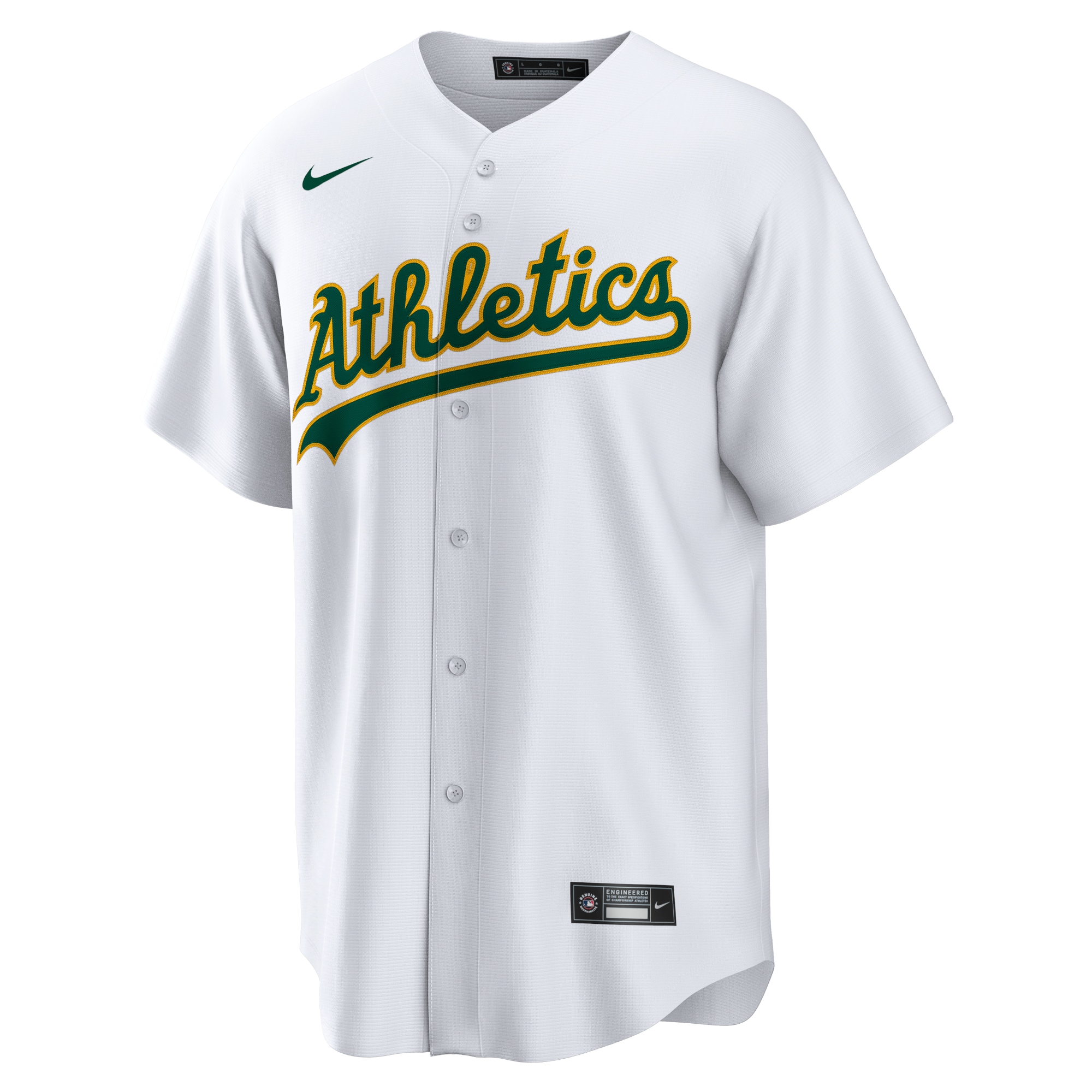Men's Athletics Zack Gelof Nike White Home Replica Jersey