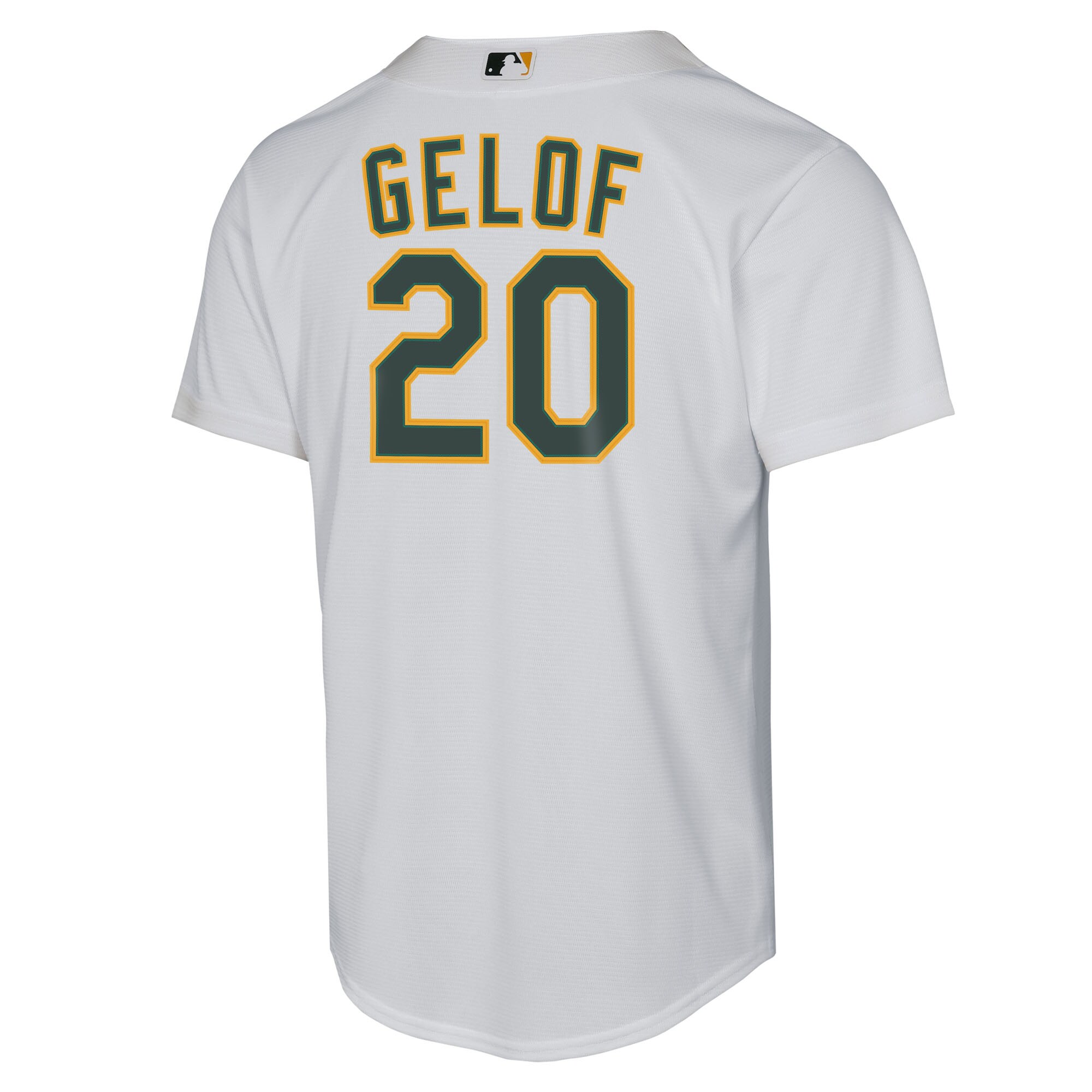 Youth Athletics Zack Gelof Nike White Home Replica Player Jersey